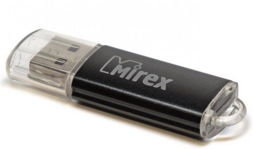 USB флэш-накопитель  64 ГБ  Mirex UNIT BLACK 64GB (ecopack)