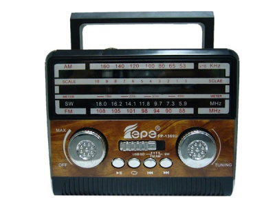 Радио сетевое Fepe FP-1360U (USB, SD до 32Гб, ,AUX)  Б0000002302
