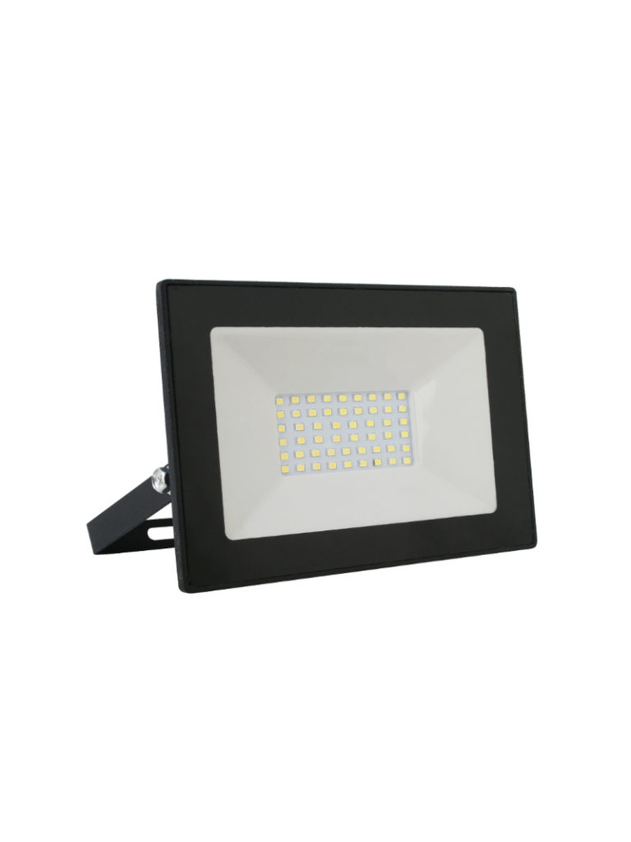 Ultraflash LFL-1001 C02 черный (LED SMD прожектор, 10 Вт, 230В, 6500К) 12313 ((30))