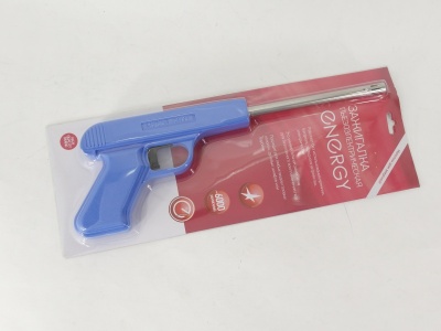 Пьезозажигалка ENERGY JZDD-17-BRD, пистолет, фиолетовая 157428
