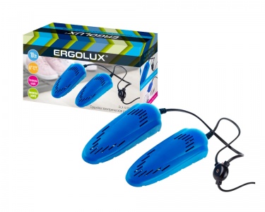 Электрическая сушилка для  обуви  ERGOLUX ELX-SD02-C06 синяя (10 Вт, 220-240 В) 13980