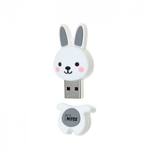 USB флэш-накопитель  8 ГБ  Mirex RABBIT GREY 8GB (ecopack)