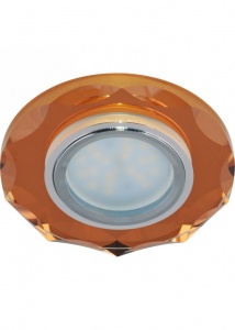fametto dls-p105 peonia точечный светильник mr16 chrome/bronze