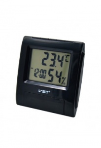 VST7090S часы эл. (температура, влажность) белые Б0000007196