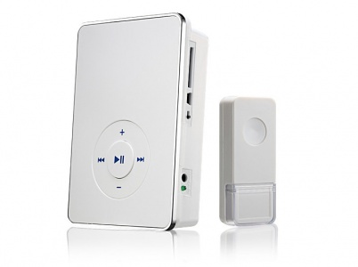 $Дверные звонки - DBQ10M  WL MP3 16M IP44 Белый Закамье*