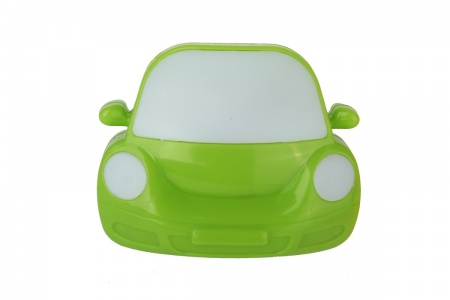 Ночник Camelion NL-197 "Машинка" зеленая (LED ночник с выкл, 220V) 13144
