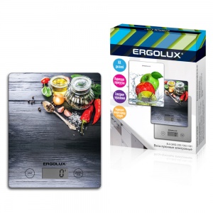 $Весы кухонные ERGOLUX ELX-SK02-С02 черные, специи 13601*