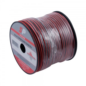 Акустический кабель 2x0,35 мм2 100 м красно-черный 402-035 ДЖ Закамье цена за 1м.