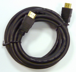 кабель HDMI 19М/19М 3м, черный, позол разъем, экран 287-403 ДЖ