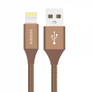 Кабель USB 2.4A SENDEM M11 (iOS Lighting) 1м Б0000006151
