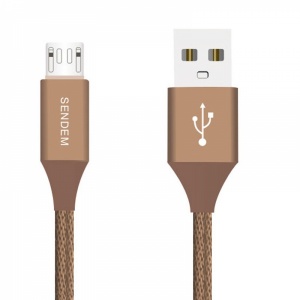 кабель USB 2.4А SENDEM M11 (microUSB) 1м Б0000006150
