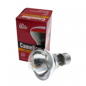 Лампа Camelion R63 60Вт E27 (8980)-((10 К))