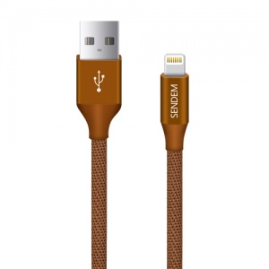 кабель USB 2.4А SENDEM M12 (iPhone5/6/7) 2м Б0000006164