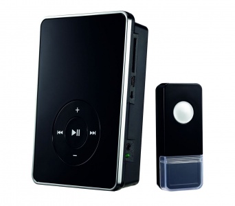 Дверной звонок - DBQ09M WL MP3 16M IP44 черный Закамье