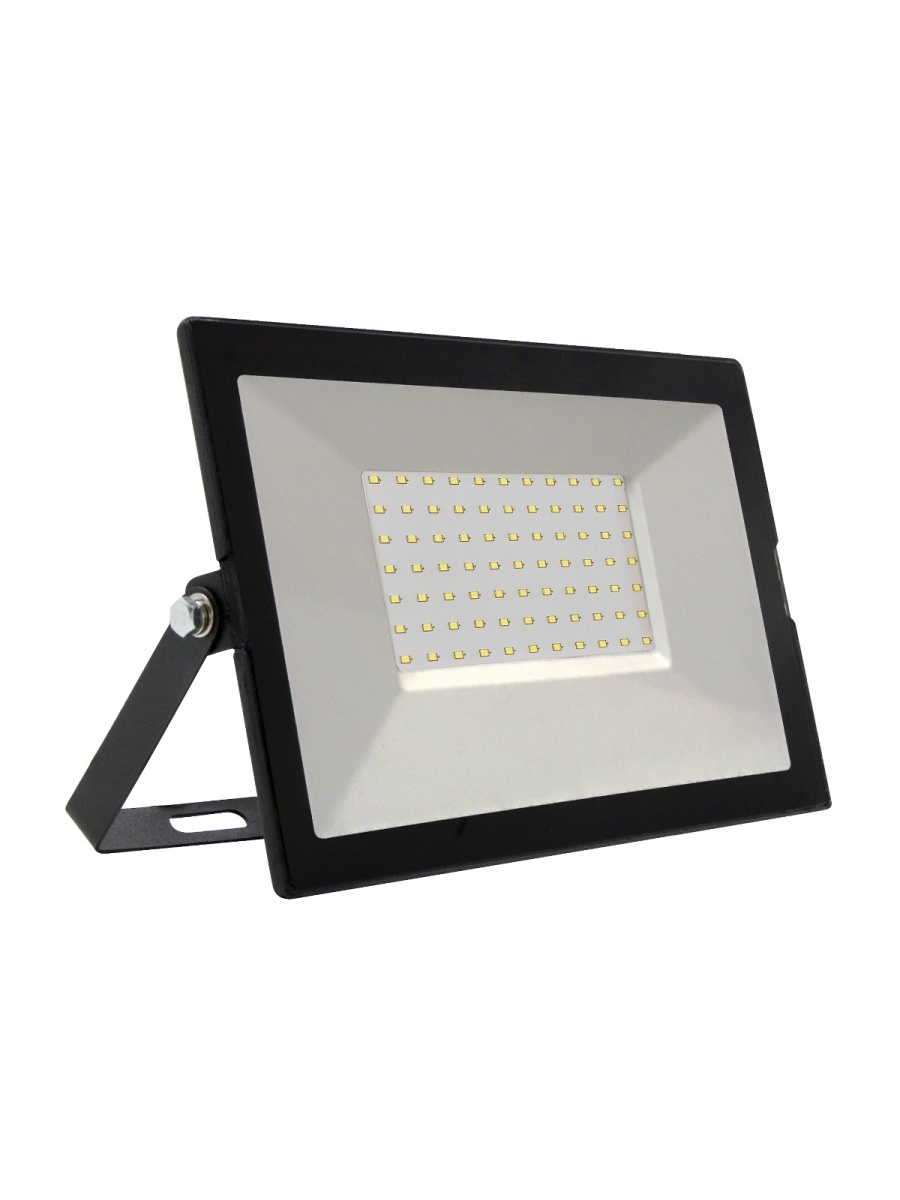 Прожектор светодиодный Ultraflash LFL-10001  C02 черный (LED SMD, 100 Вт, 230В, 6500К) 14285