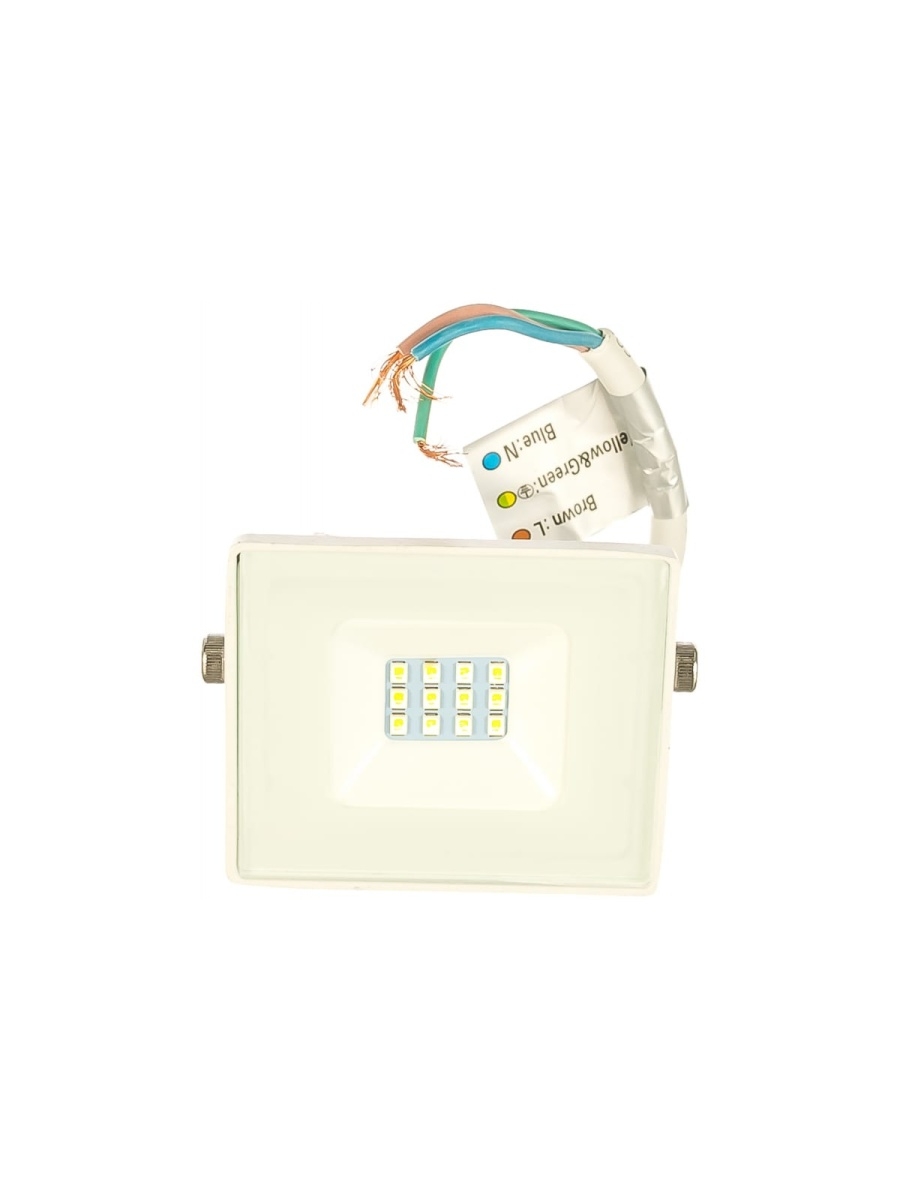 Прожектор светодиодный 2835 SMD 10W 6400K IP65  AC220V/50Hz, белый, LL-918 29491